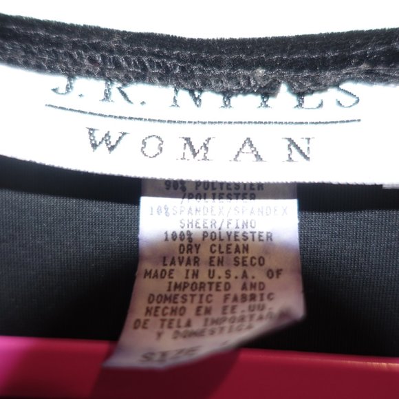 JR NITES WOMAN VELOUR TOP 18W - Picture 5 of 8